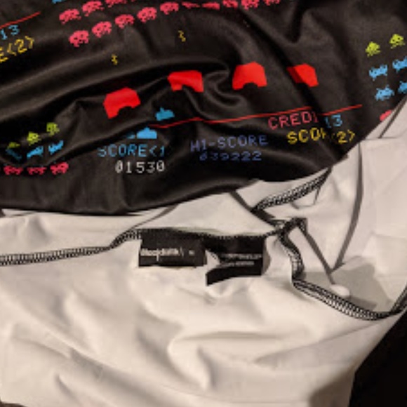 BLACK MILK SPACE INVADER REVERSIBLE SKATER DRESS - Picture 5 of 6